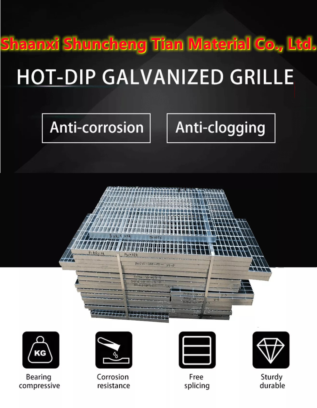 Heavy Duty Galvanized Steel Driveway Grating