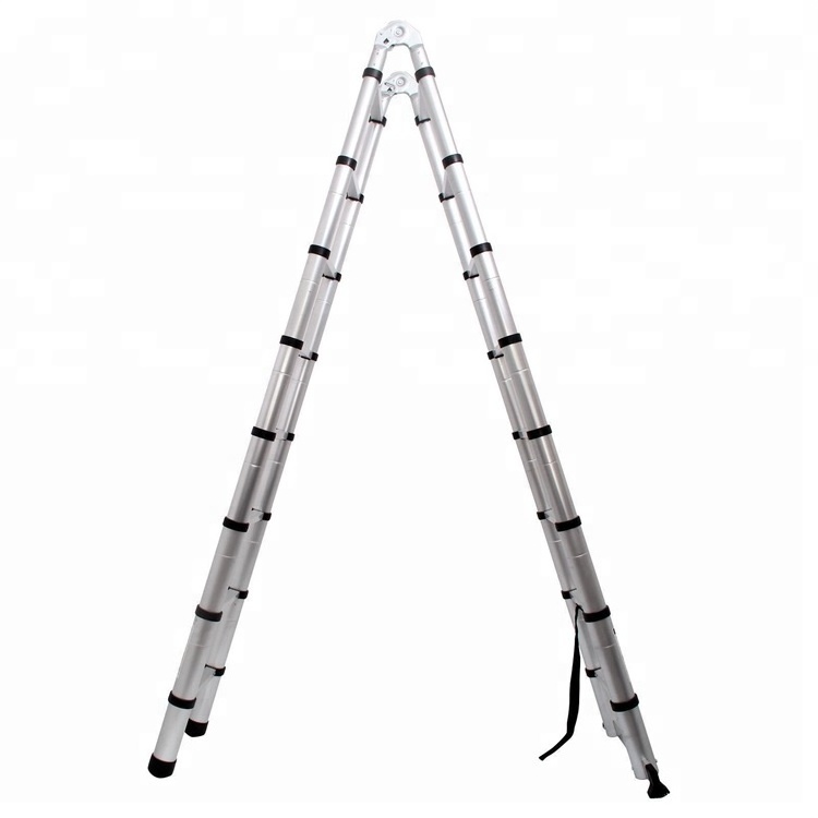 Aluminum Foldable Telescopic Double Ladder Echelle Multi-purpose Alloy En Aluminium Step Ladders Folding Ladders