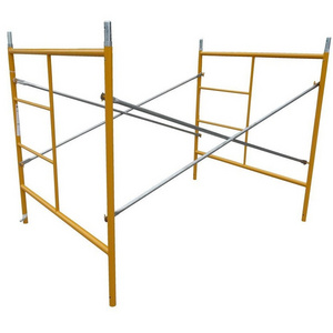 Q345 Galvanized Painted H Frame Ladder Walk Through Scaffolding Andamio for Construction