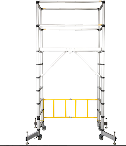 New Style Mobile aluminium Telescopic scaffolding tower ladder in scaffolding