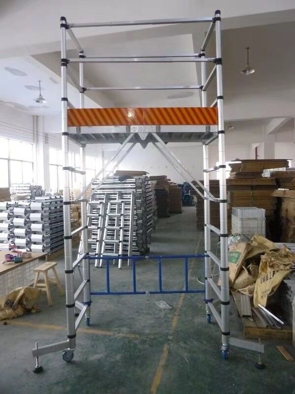 Telescopic scaffold aluminums safeway scaffolding used aluminum planks construction for sale