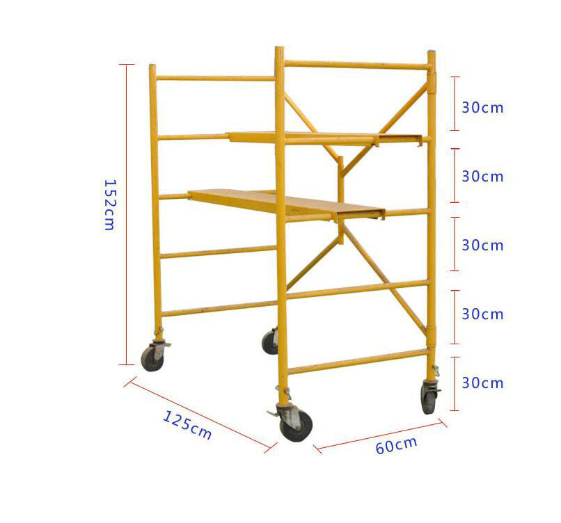 4 Feet Movable Portable Multi Function Mobile Mini Baker Scaffold