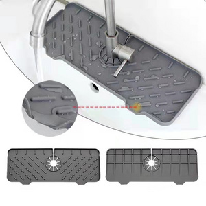 Factory direct sales kitchen bathroom artifact faucet anti-splash water silicone drainage mat