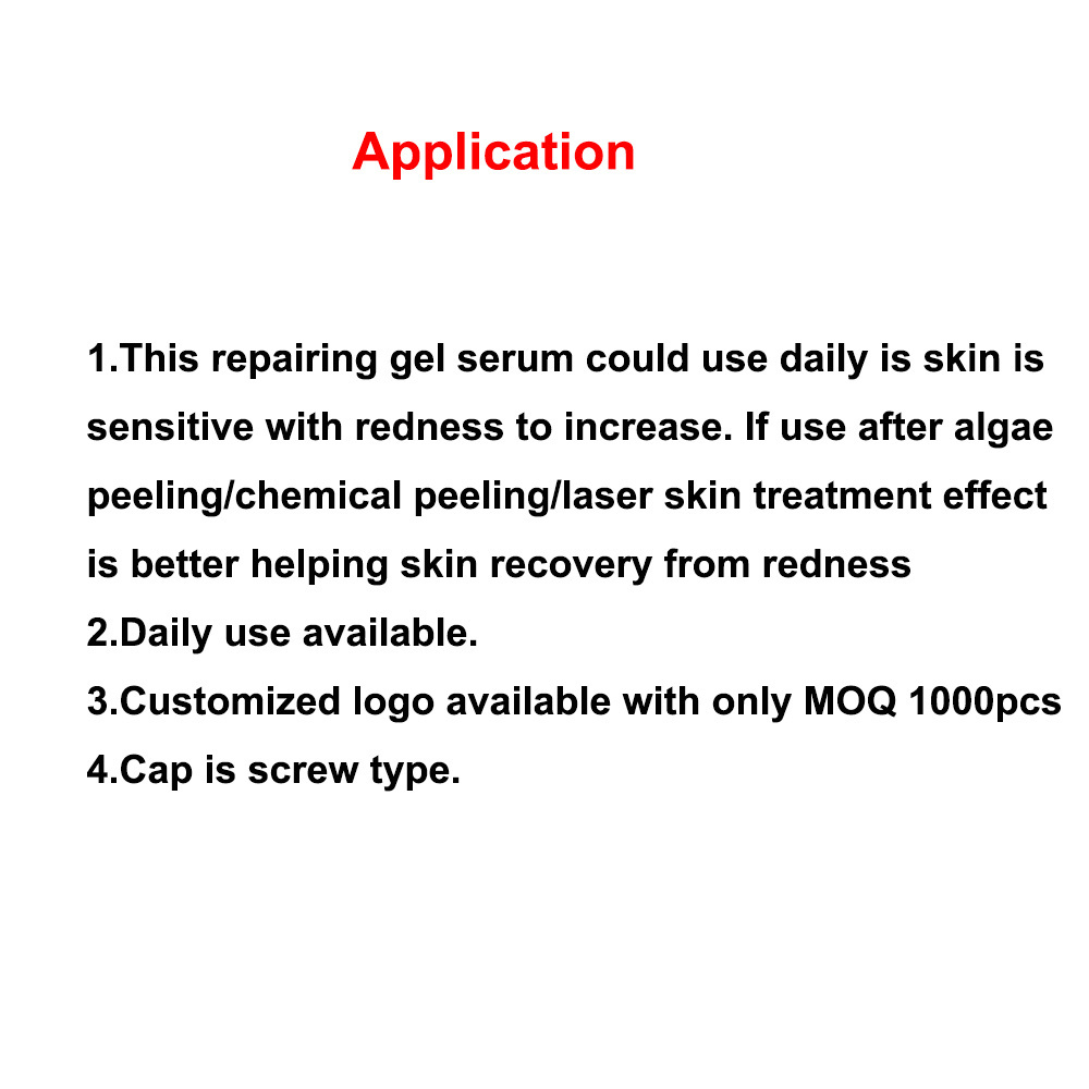 Repairing Gel 3g for Fade Redness Blue Copper Peptide Repair Serum For Algae Peeling Chemical Peeling