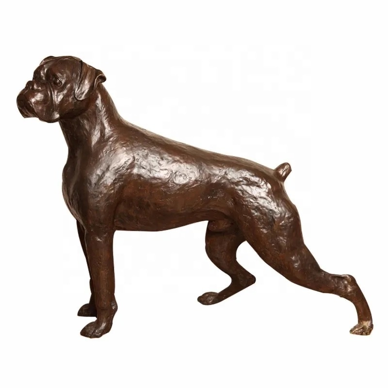 Customize Outdoor Animal Dog Fiberglass Material Statue Sculpture Life Size Fiberglass Dog Resin Statue Sculpture For Decoration