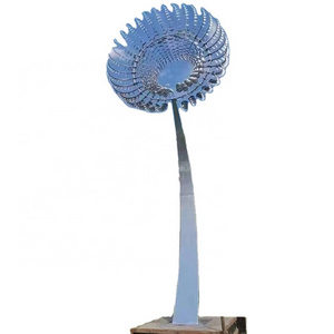 Outdoor Metal Stainless Steel Art Wind Kinetic Sculpture For Sale