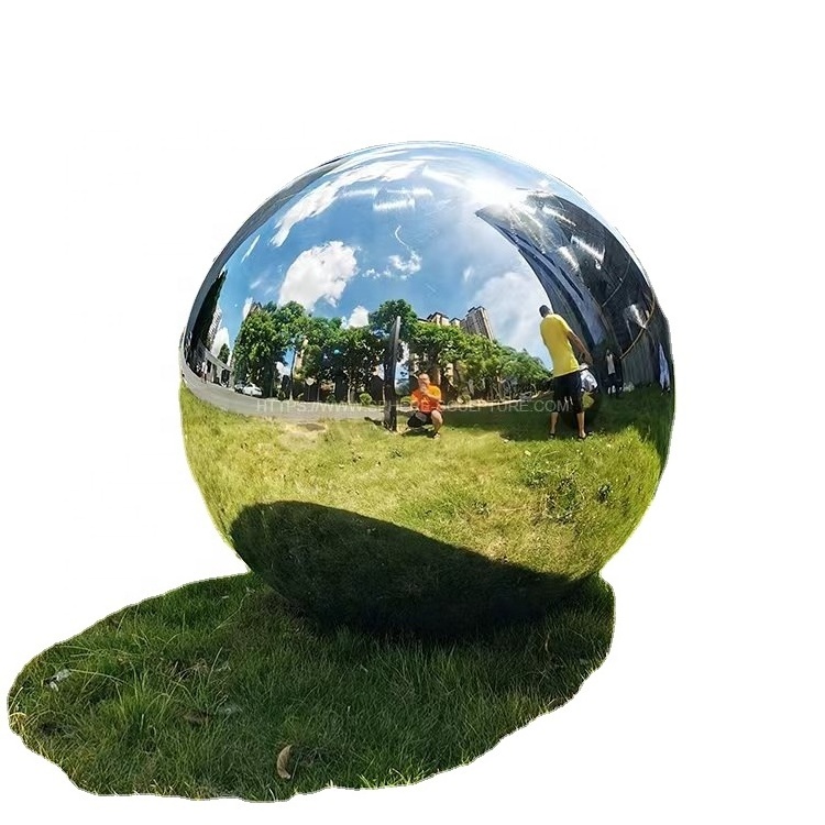 High Quality outdoor Large Garden  decorative hollow balls Large Stainless steel hollow sphere balls sphere