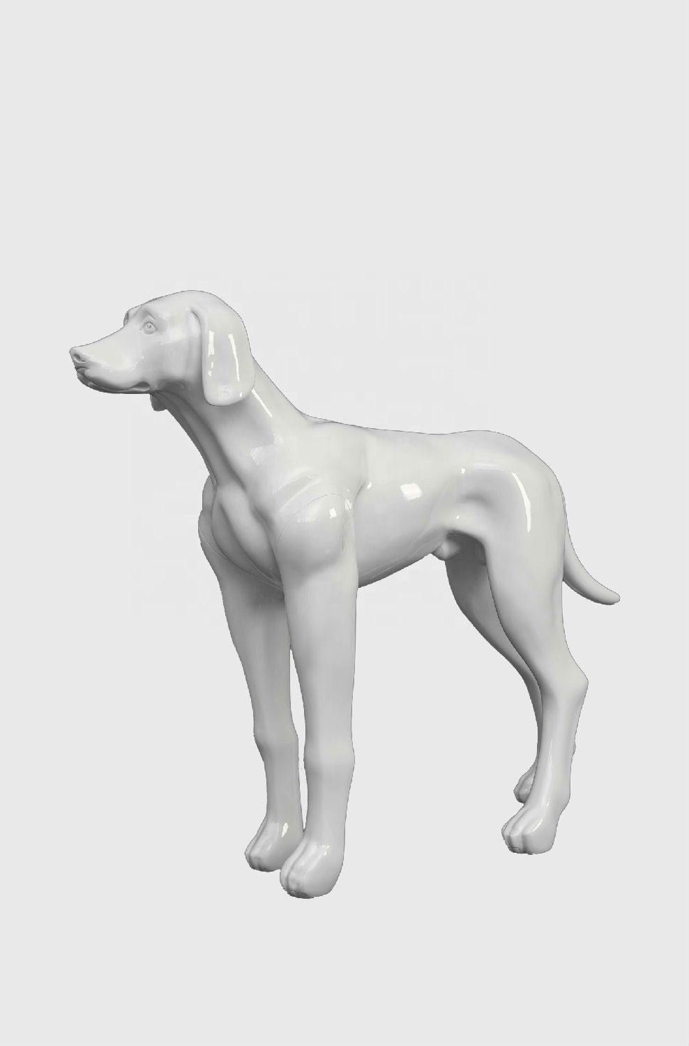 Customize Outdoor Animal Dog Fiberglass Material Statue Sculpture Life Size Fiberglass Dog Resin Statue Sculpture For Decoration