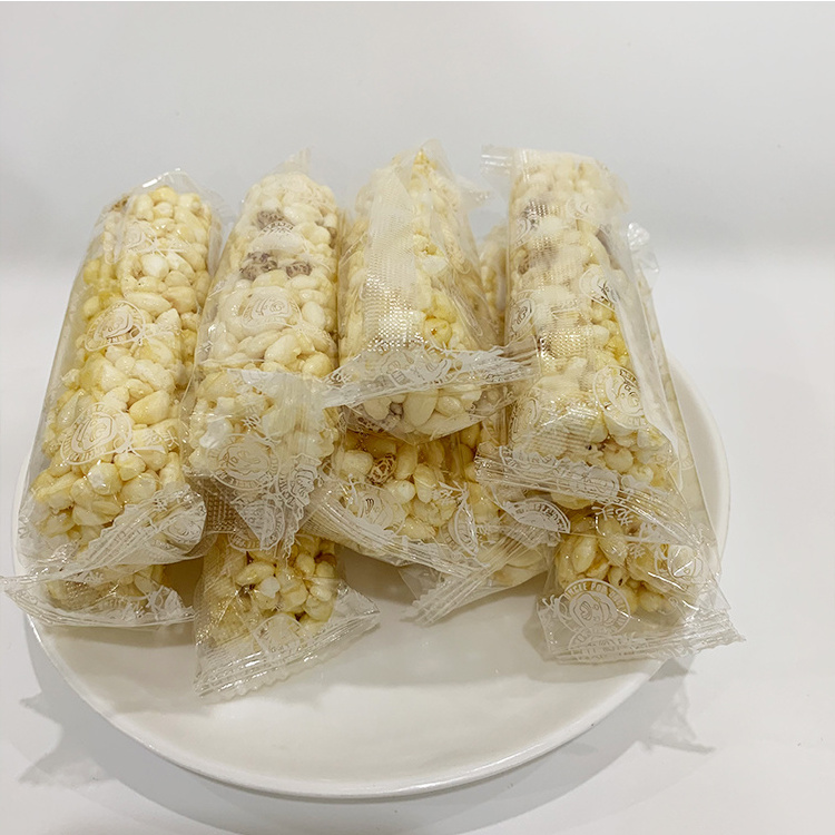 Uncle Pop Factory Supply Straw Rice Bar Asian Taste Korean Snacks Food Highland Barley Rice Stick Roll Cracker