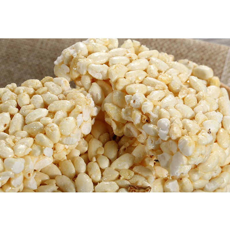 Uncle Pop Factory Direct Sales 400 g X 10 bags Sweet Crispy Highland Barley Puffed Rice Cracker