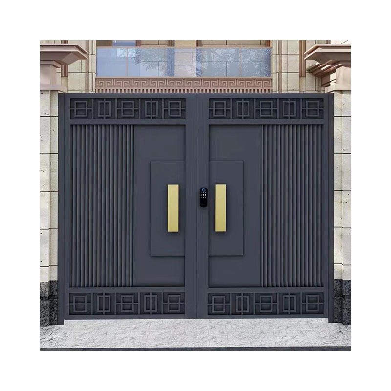 Swing gate control board sliding aluminum  iron main latest main gate motor designs iron main fencing trellis gate design