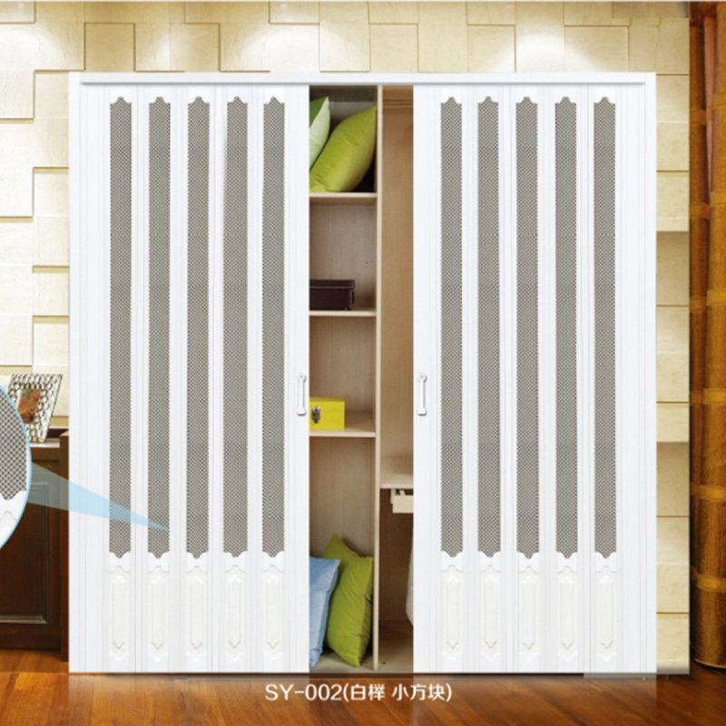 Accordion pvc doors commercial modern interior pvc toilet plastic frame folding door 20ft decorative door panel philippines