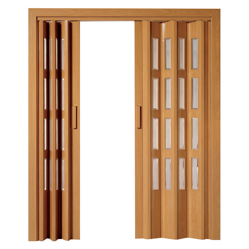 Pvc accordion partition wall doors toilet  interior  folding sliding pvc folding door plastic accordion PVC folding door