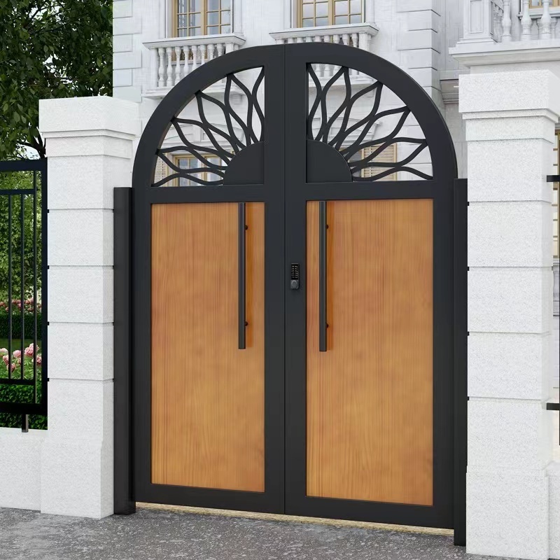 Wrought iron driveway decorative  wrought iron front from nigeria main gate designs iron garage villa cast  gates