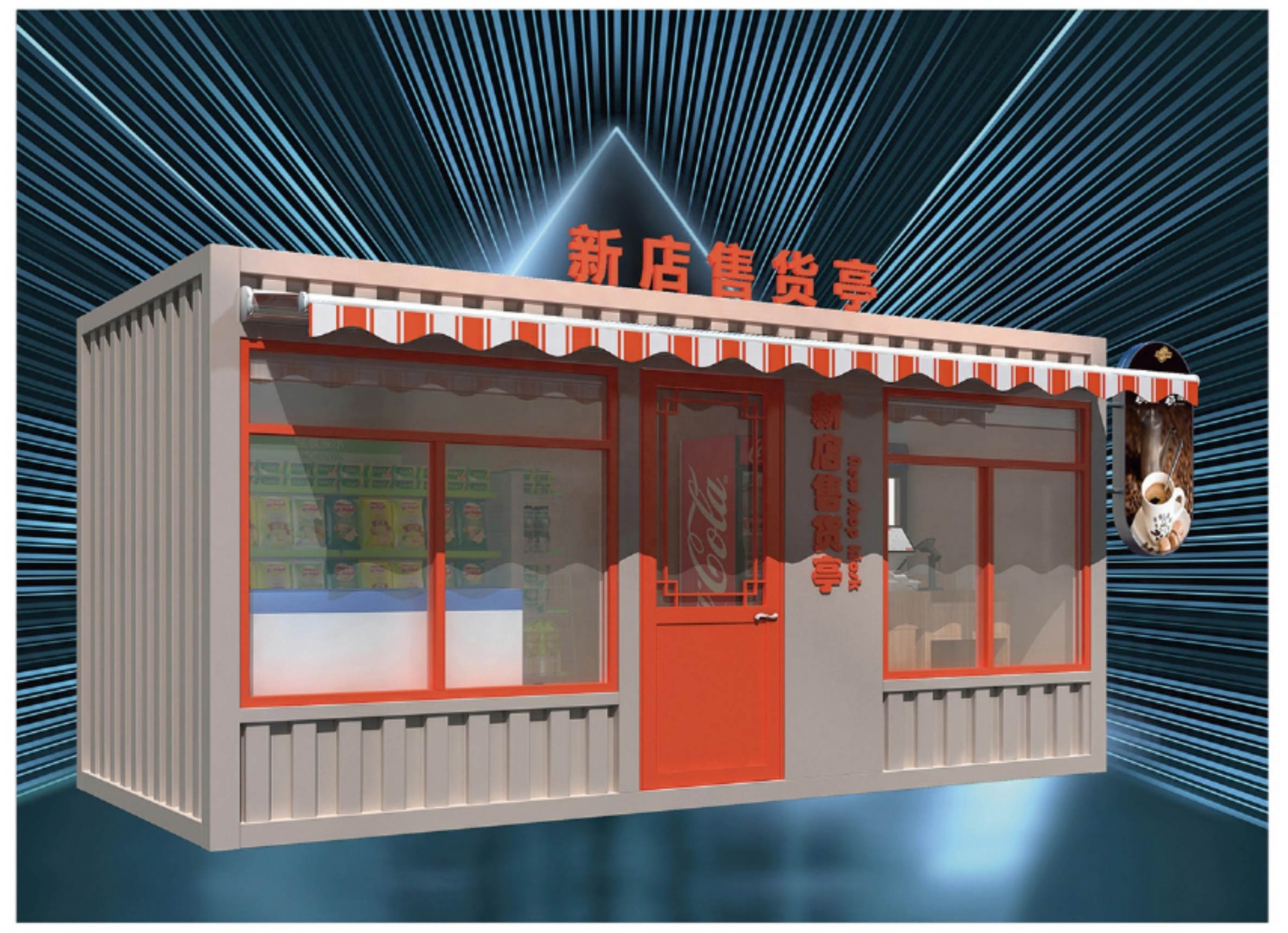 cheap catering food cart kiosk candy kiosk design