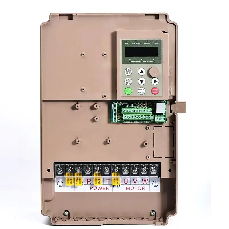 AC drive 220v to 380v 4kw 5.5KW 7.5kw input voltage 1PH/3PH 220v, output voltage 3ph 380V VFD RS485 frequency converter