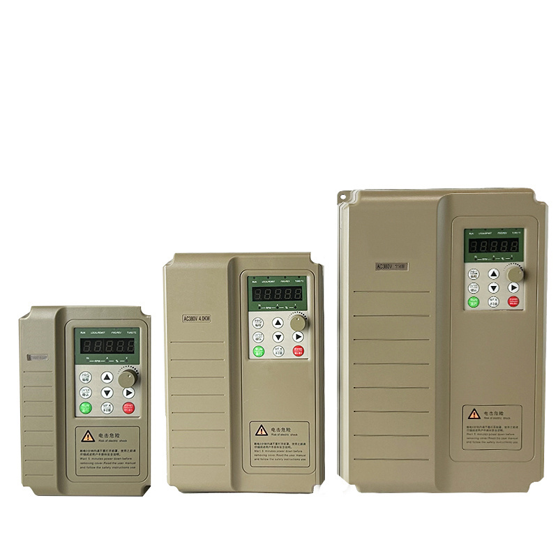 AC drive 220v to 380v 4kw 5.5KW 7.5kw input voltage 1PH/3PH 220v, output voltage 3ph 380V VFD RS485 frequency converter