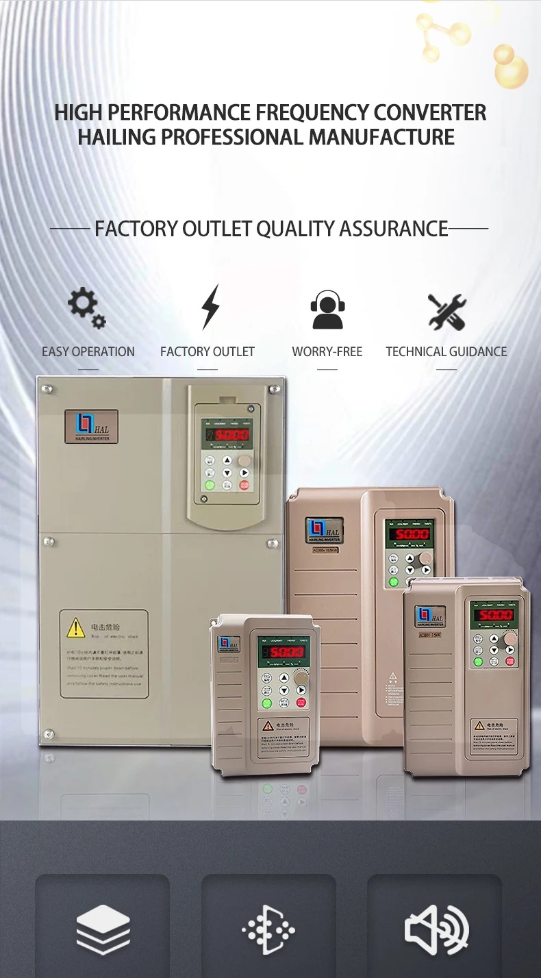 380V 4kw HL7000 Single Phase To 3 Phase Inverter AC Variable Frequency Drive Converter VFD