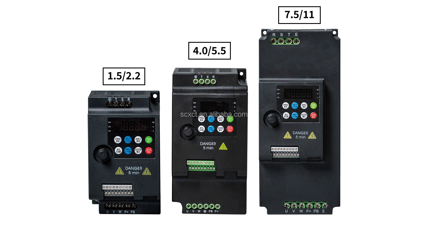 220V 1.5kw HL3000 single-phase to three-phase inverter AC variable frequency converter industrial grade frequency converter