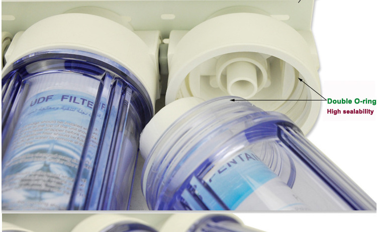 10 inch Clear Filter Cartridge Housing as RO Water Filter Parts