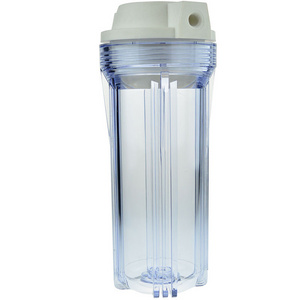 10 inch Clear Filter Cartridge Housing as RO Water Filter Parts