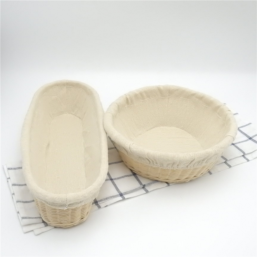 Factory Supply  Natural Cane  Ring Round benetton basket wicker bread proofing baskets for sourdough