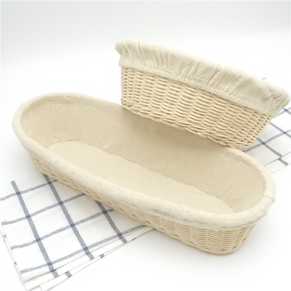 Factory Supply  Natural Cane  Ring Round benetton basket wicker bread proofing baskets for sourdough