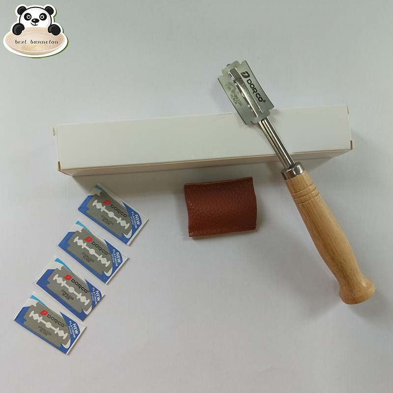 Premium Hand Crafted Dough Bread Scoring Lame tool with 5 Blades