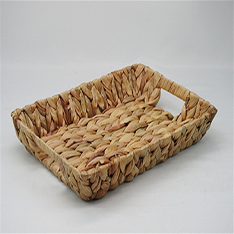 Pure Rattan weaving storage basket with rattan handles