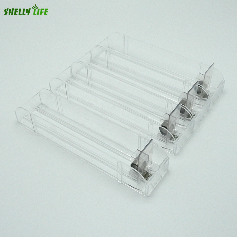 Factory Wholesale Acrylic Tobacco Countertop Cabinet Smoke Shop display rack with shelf pusher