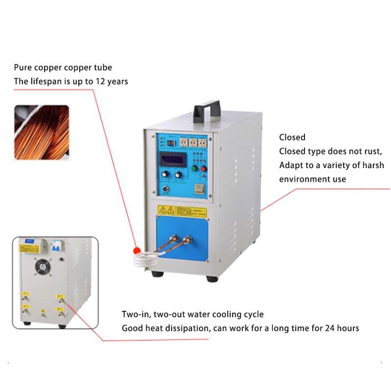 15KW High Frequency Induction Heating Machine For Brazing Welding Quenching