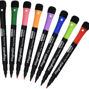 Hottest 12 Colors Erasable Magnetic Dry Erase Whiteboard Marker Set With Bullet Head For Office And School