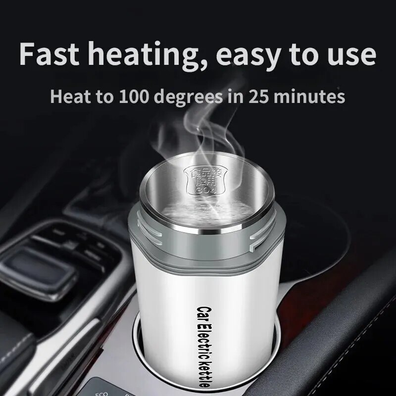 Electric water cup  boiling hold small boilingwater cup house water bottle  car mounted  portable heating water cup for travel