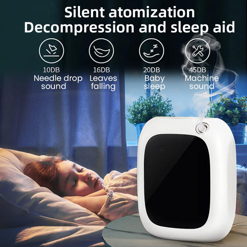 Commercial WIFI Air Scent Diffuser Wall Mounted Waterless Aroma Diffuser 200ml Fragrance Nebulizer for Hotel Household