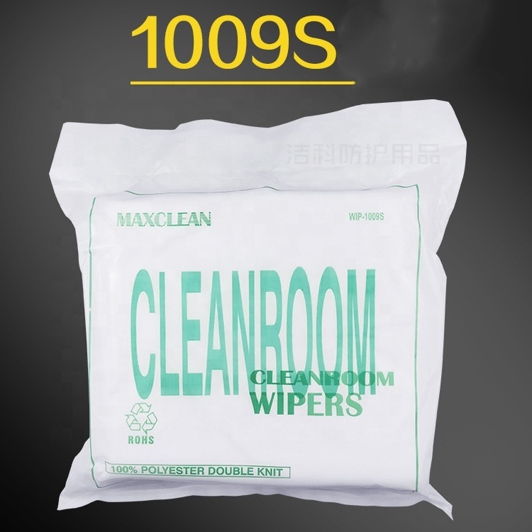 Full Production Line 100% Polyester Cleanroom Wipers Factory Direct Sale Polyester For Many Ways Of Using Clean Room Wiper