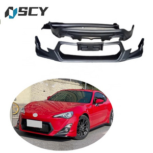 For GT86 body kit 2013-2015 Toyota GT86 Front lip bumper Rear lip Side skirt