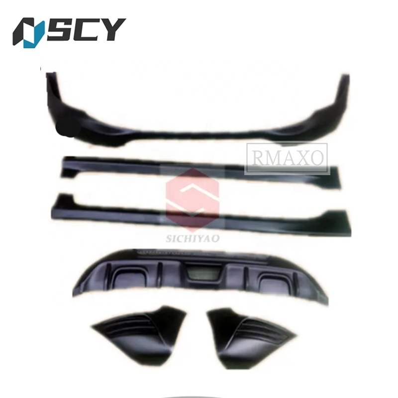 For Ford Fiesta hatchback body kit 2009-2012 Ford Fiesta Front lip bumper Rear lip Side skirt