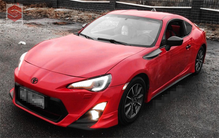 For GT86 body kit 2013-2015 Toyota GT86 Front lip bumper Rear lip Side skirt