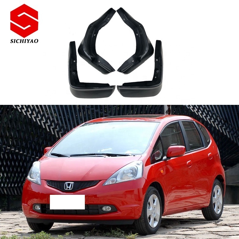 For Honda JAZZ 2008-2010 Mudflaps Splash Guards Front rear Honda FIT Mud Flap Mudguards Fender Modified special