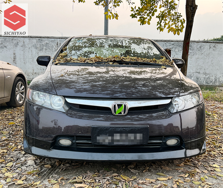 For CIVIC body kit 2006-2008 Honda civic Front lip with light bumper Rear lip Side skirt High quality PP material