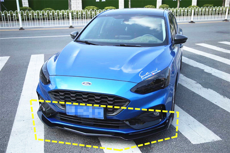 For FORD FOCUS Front shovel style ZDK Body kit spoiler 2019-2021 FOCUS ABS Rear lip rear spoiler front Bumper Diffuser Protector