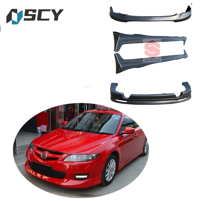 For Mazda M6 body kit 2006-2015 Mazda 6 Front lip bumper Rear lip Side skirt