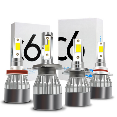 Car Lighting System 12V White C6 H1 H3 H4 Car led headlights Bulb 9005 9006 HB3 H7 Headlamp Led Lighting C6 headlights Bulb