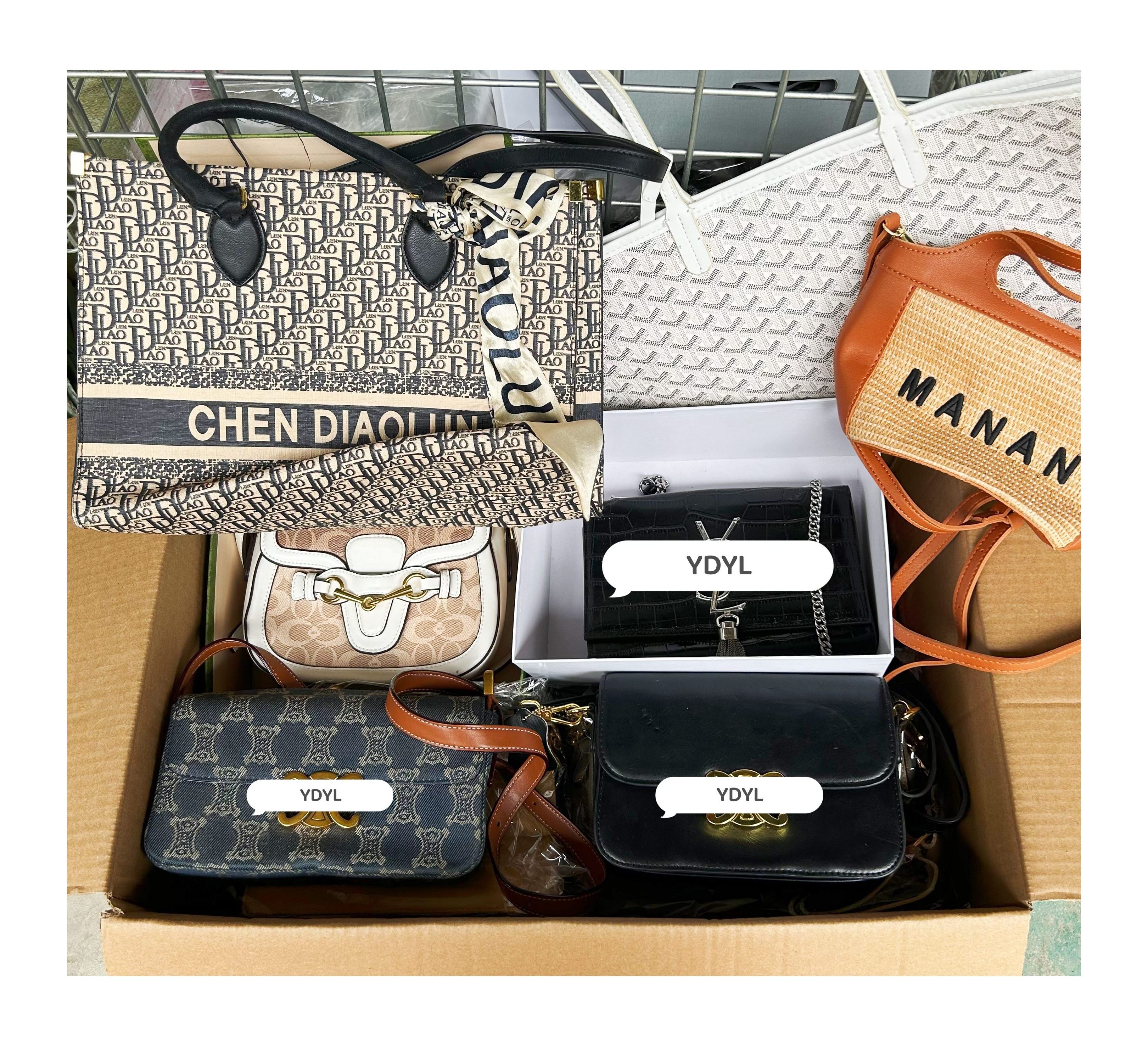 A5 Cheap price ukay bag seconded hand luxury premium box used bags bales ladies handbag top grade