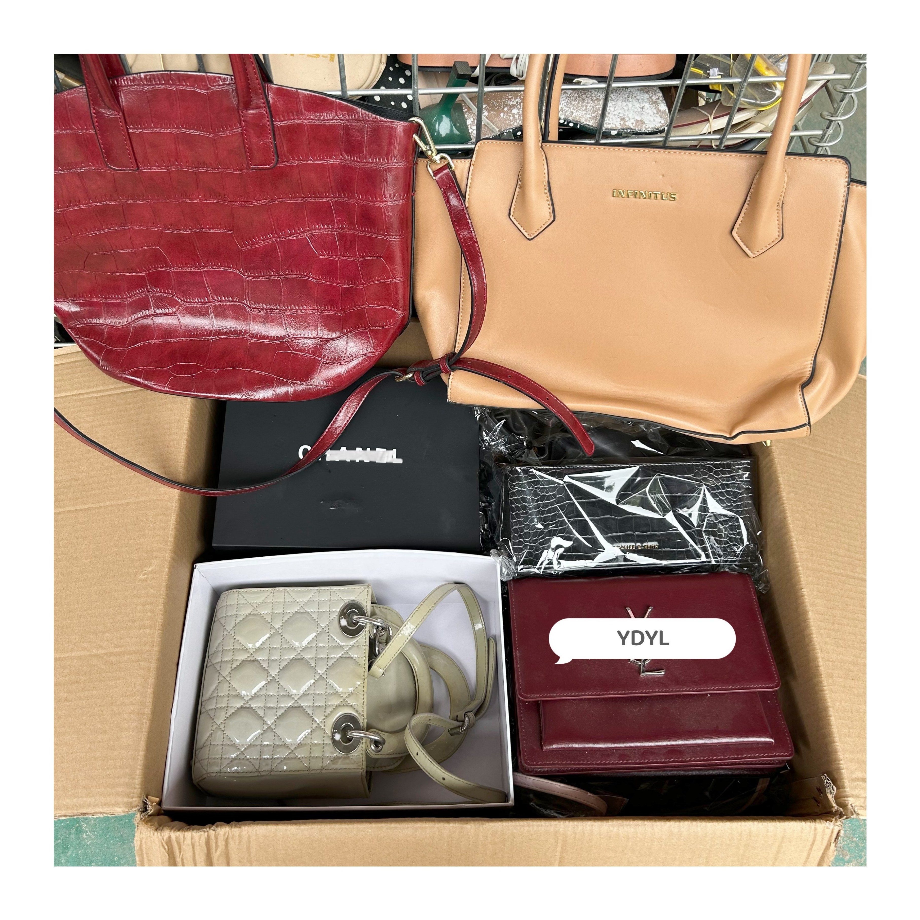 A5 Cheap price ukay bag seconded hand luxury premium box used bags bales ladies handbag top grade