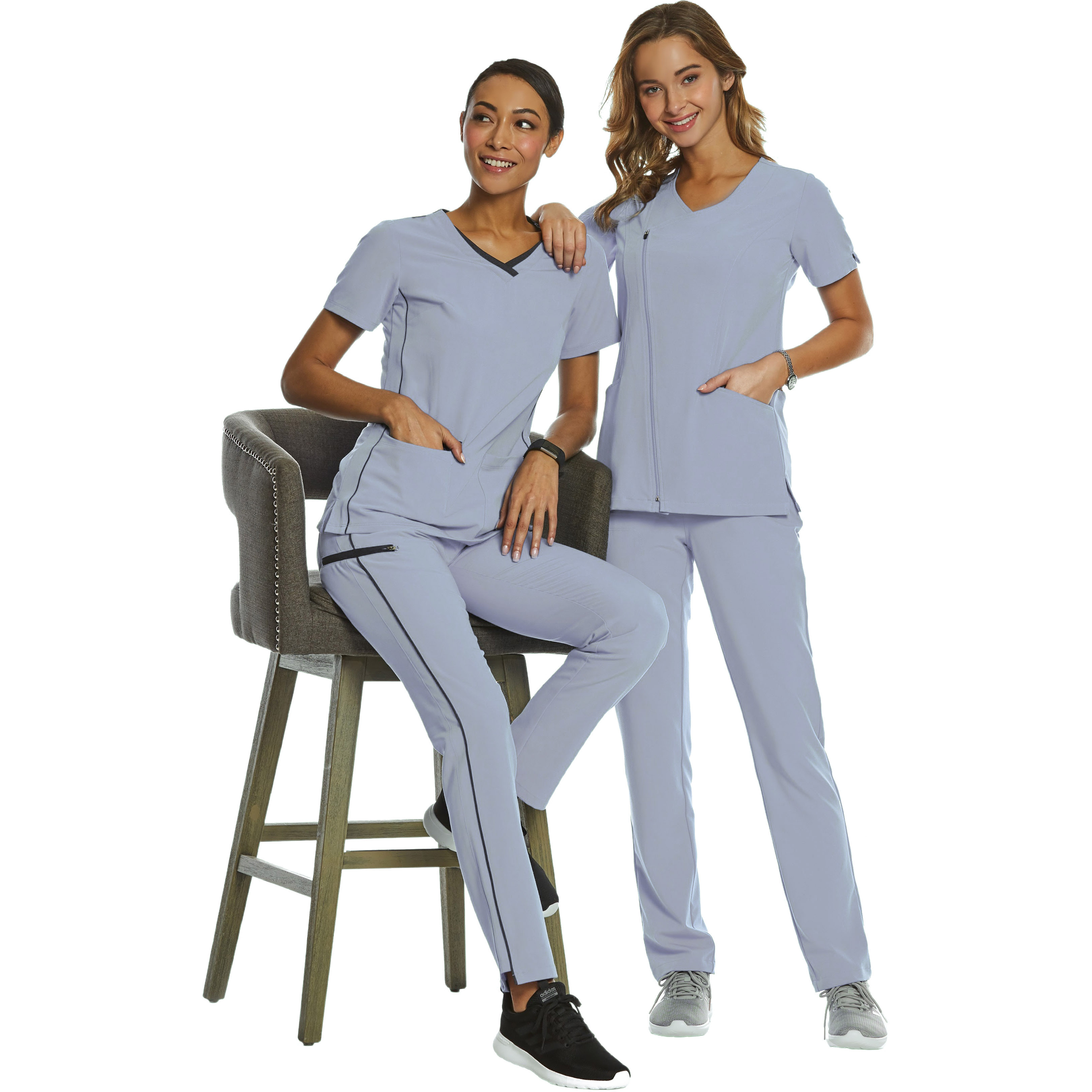 crew neck cherokee uniform nurse jacket elastic sleeve printed scrub tops unisex bulk medical maternity scrubs uniforms sets