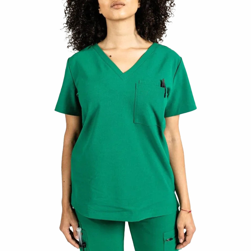 Yuhong plus size srubs medical uniform nurse cotton pregnant nursing with pockets 3 piece nurses maternity scrubs suit