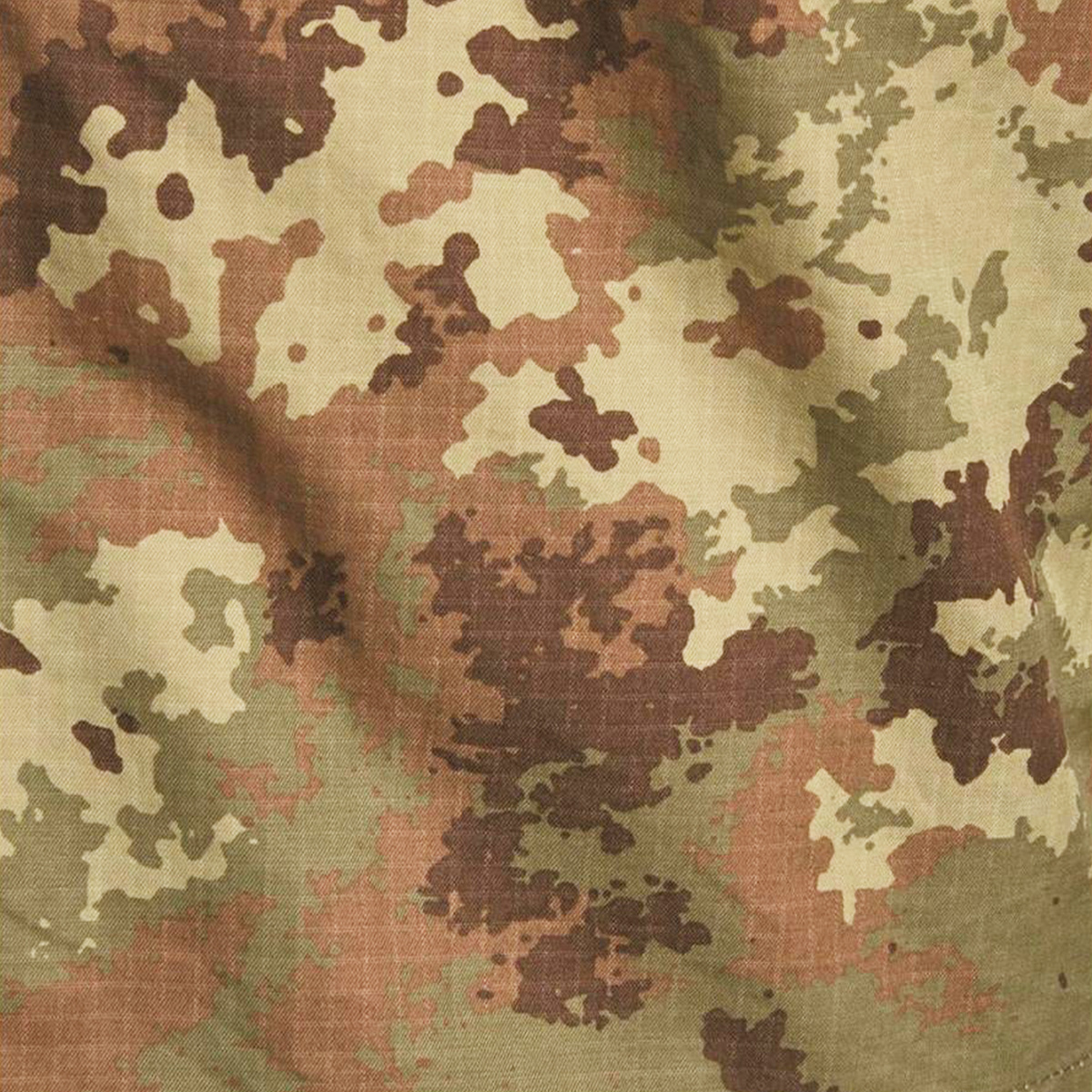 Yilong Fabric Factory Wholesale Ripstop Water Proof Polyester Cotton Italian Vegetato Camouflage Fabric for Milispec Uniform