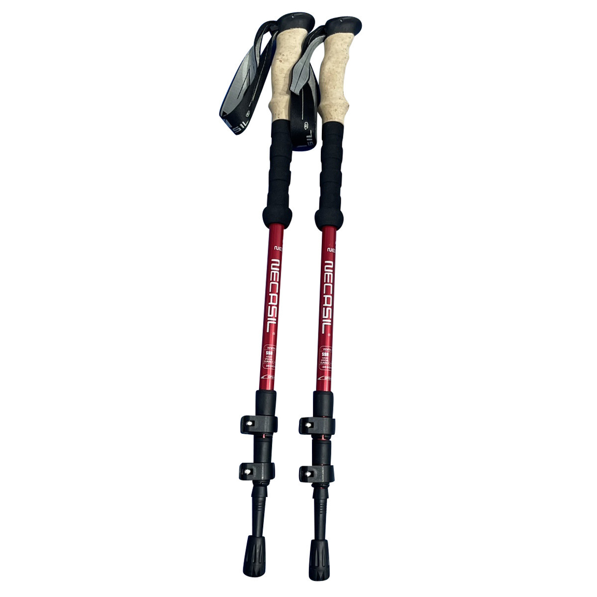 Carbon Nordic Walking Sticks Walking Poles Alpenstock Trekking High Quality Ski Poles Foldable Crutch Trekking Pole