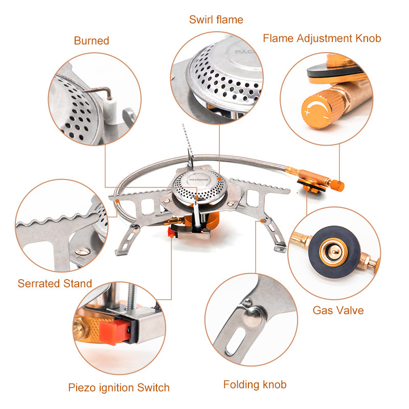 Portable Gas Heater Camping Fishing Warmer Butane Propane   Folding Burners Heating Stove  Gas Heater camping stoves